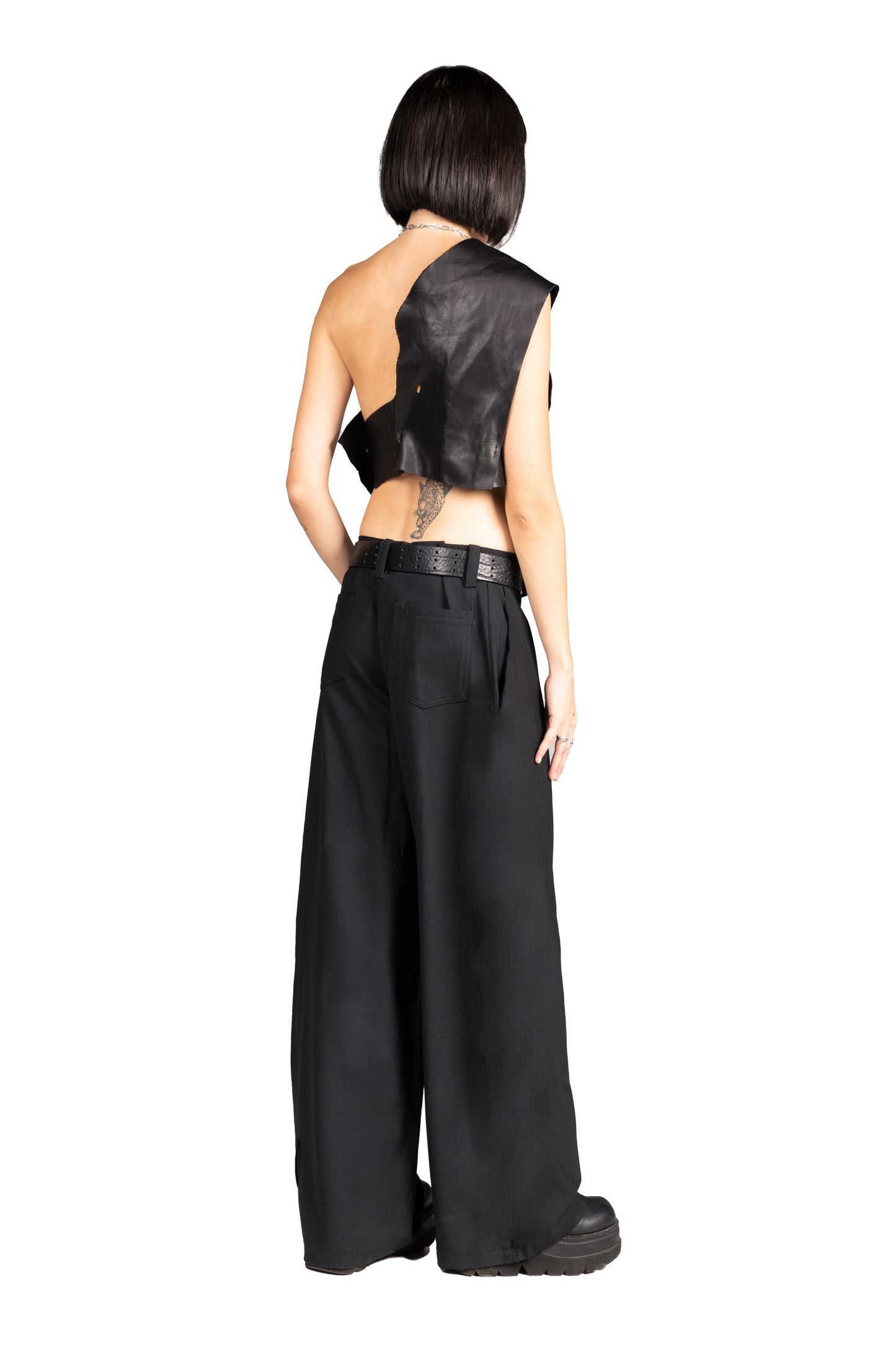 Leather top unisex