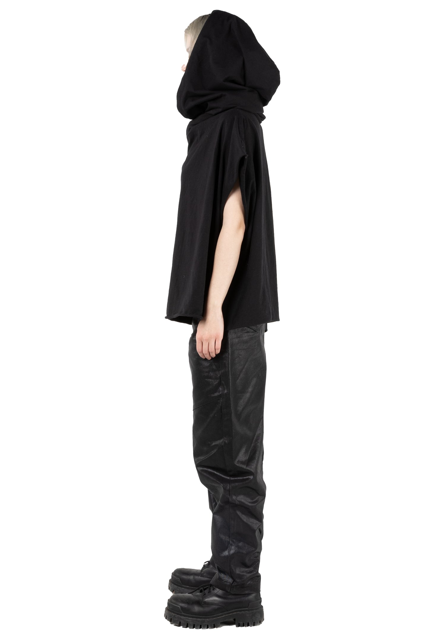 Unisex Hood Top black